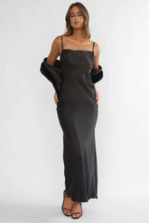 Hadley Cami Scarf Maxi Dress Black