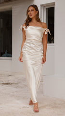 Frida Maxi Dress - Champagne