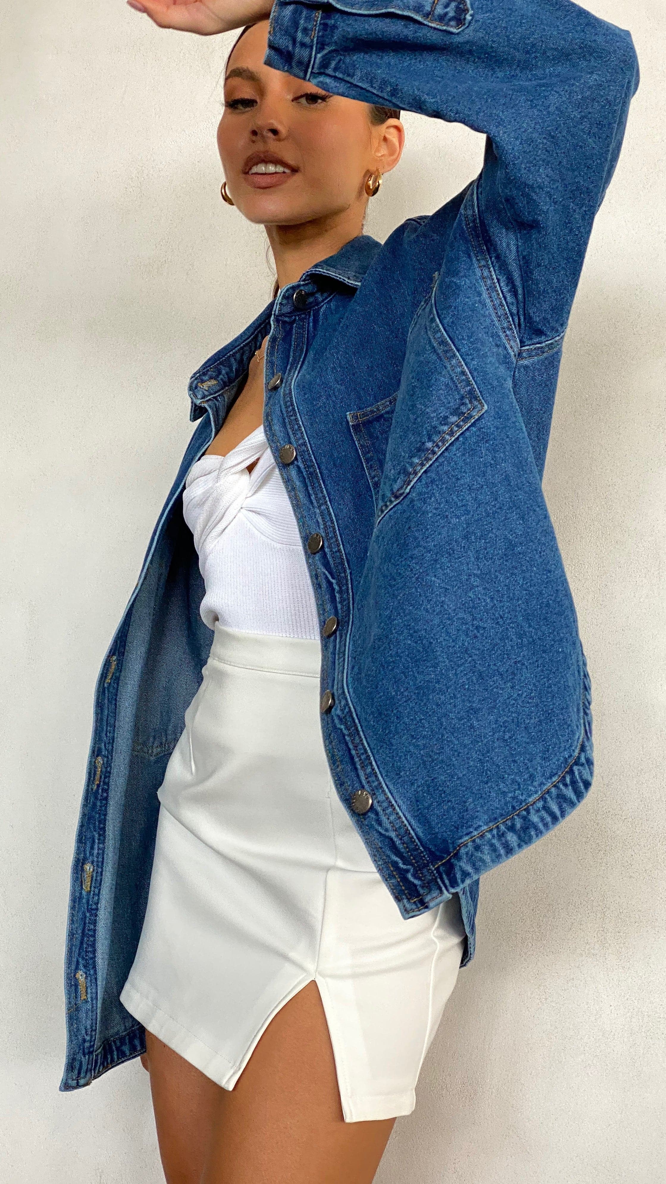Ensley Denim Jacket - Dark Denim