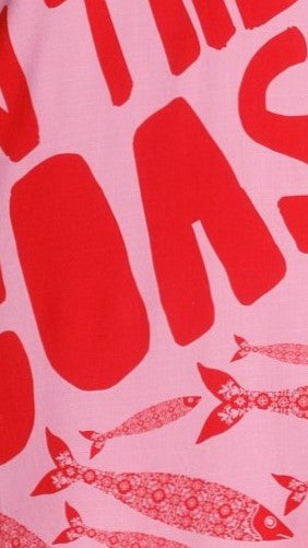 Kanya Pants - Pink/Red Tide