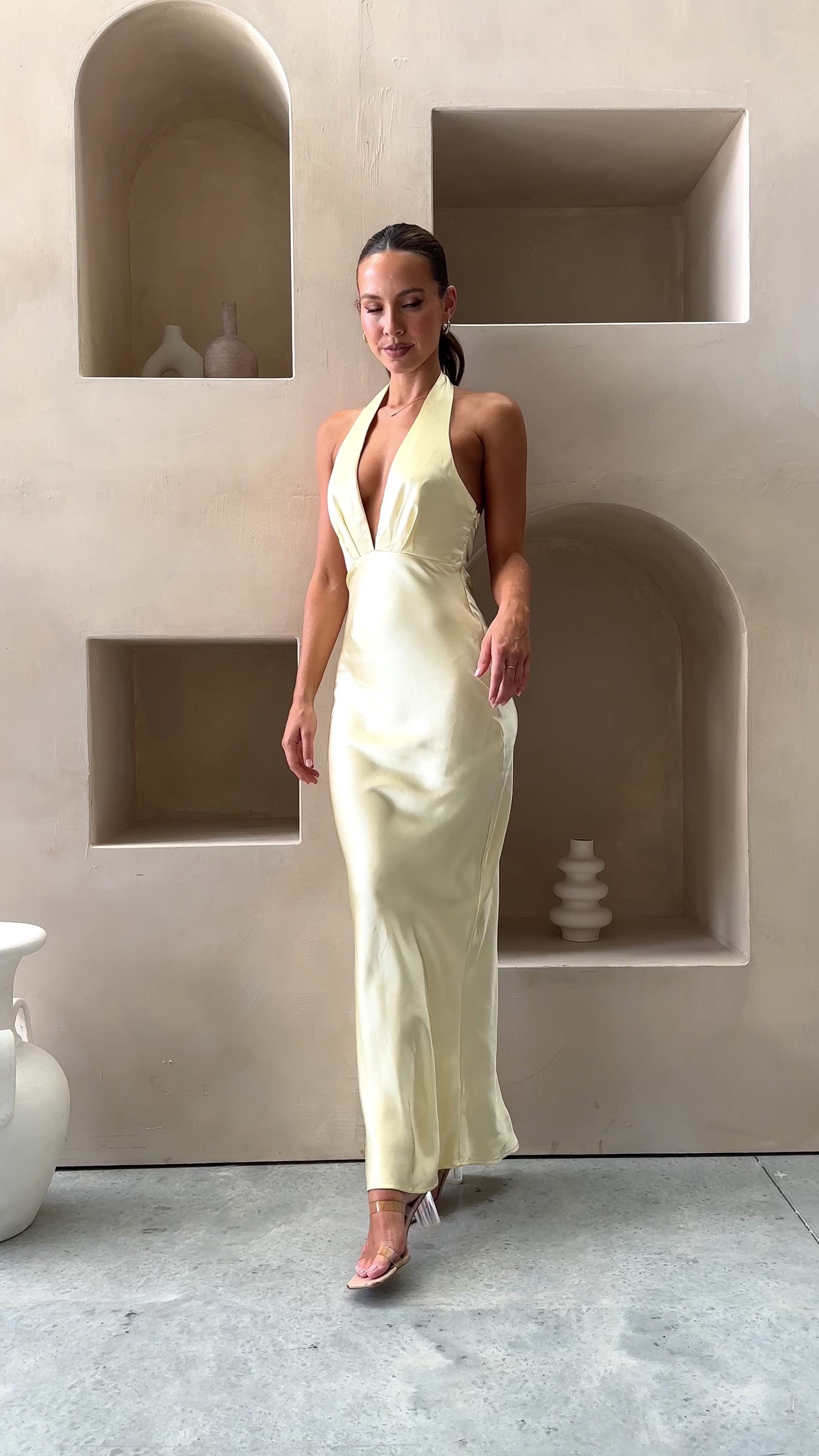 Chloe Maxi Dress - Yellow