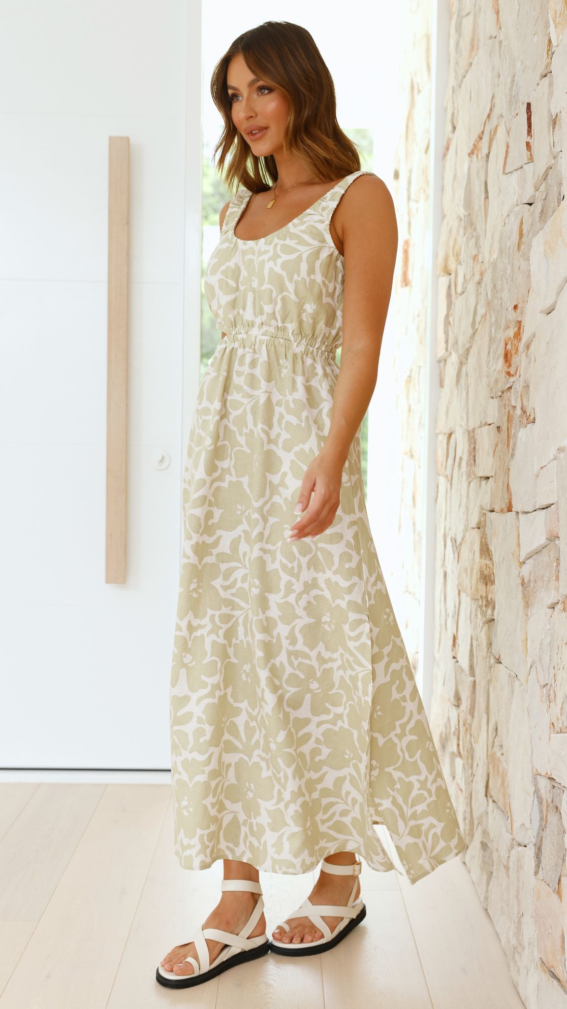 Soraya Maxi Dress - Aloe