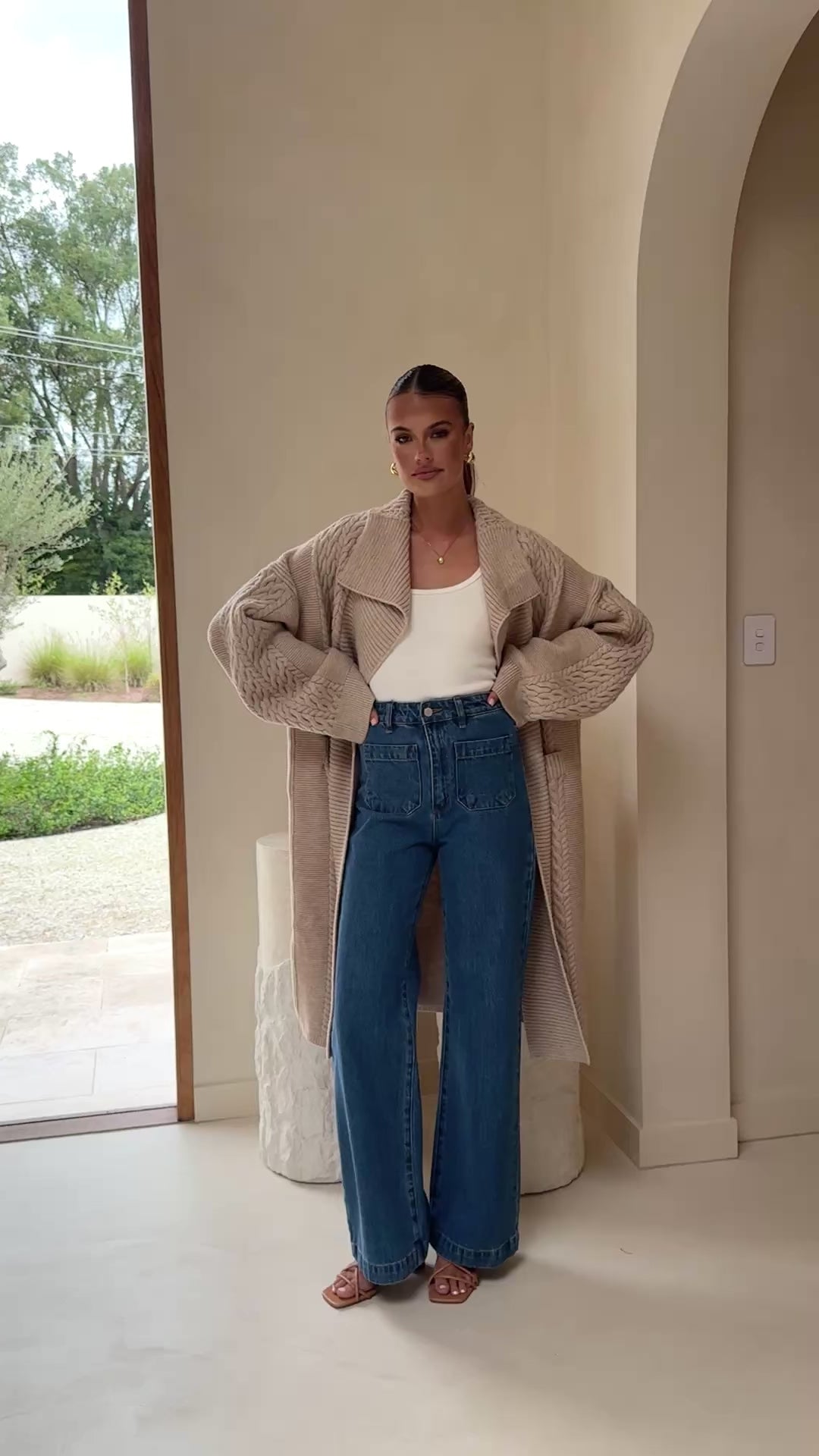 Sana Cardigan - Beige